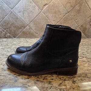Franco Sarto Black Ankle Booties